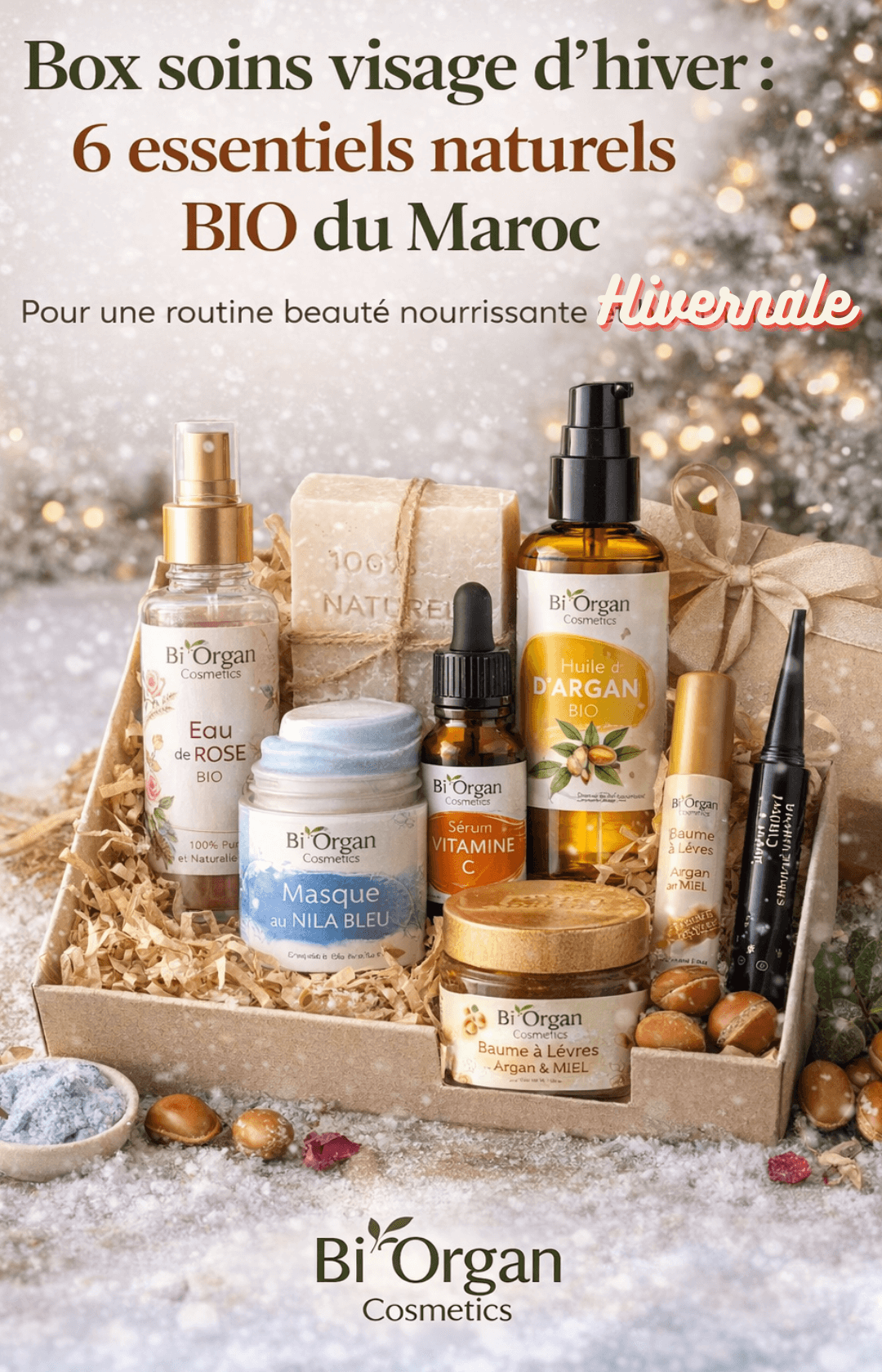 Routine skincare hiver : Box soins essentiels naturels Bio du Maroc