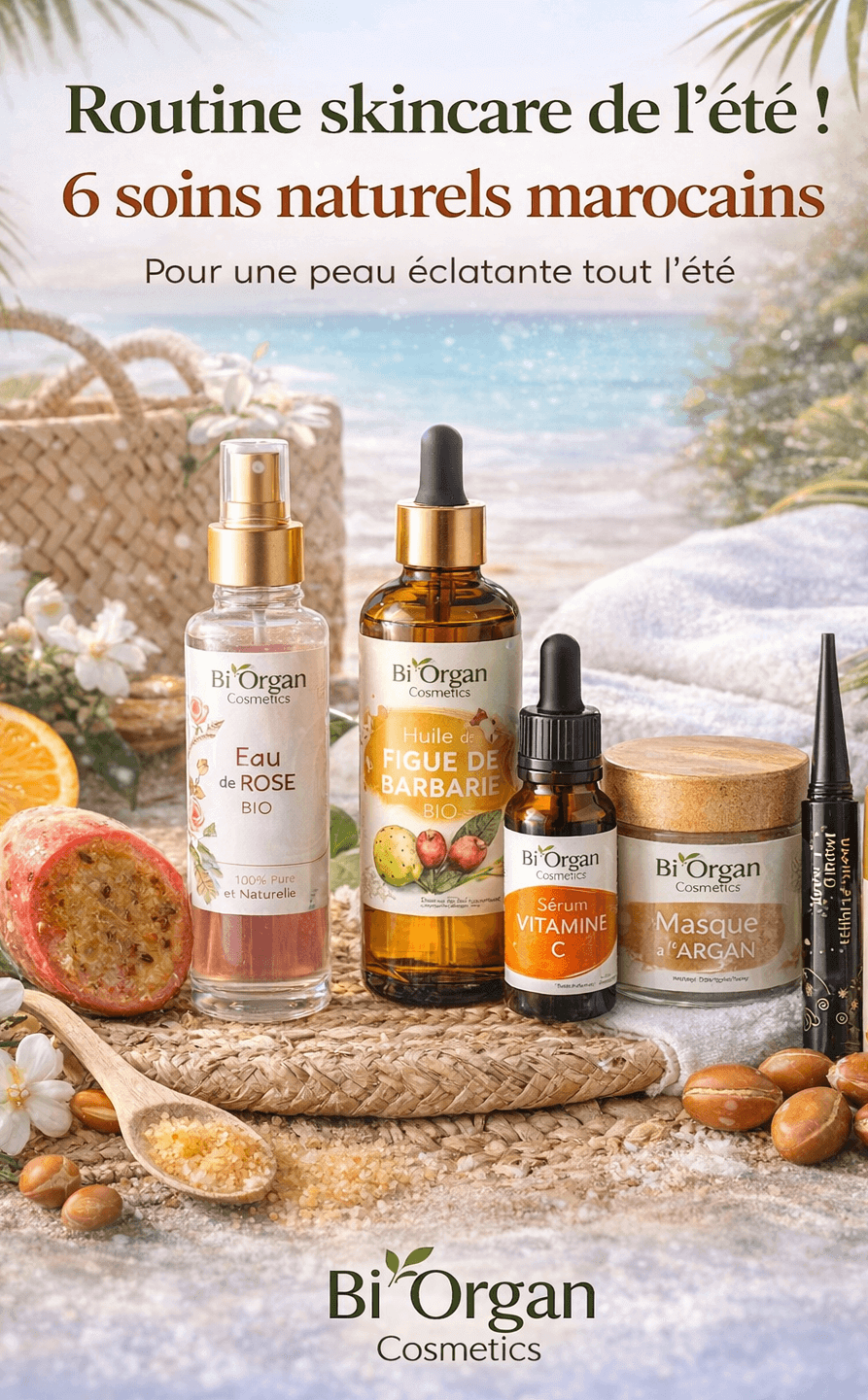 Routine skincare de l'été : - soins naturels marocains.