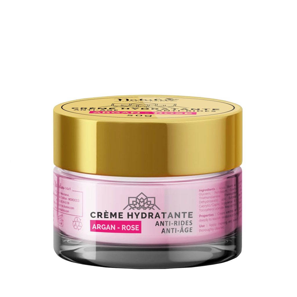 POT DE CREME VISAGE ARGAN ROSE 