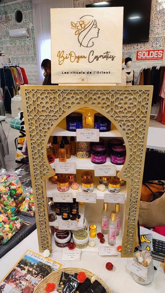 Exposition de Bi'Organ Cosmetics au Salon Oriental : des produits Cosmetiques Bio et Naturels en provenance du Maroc.